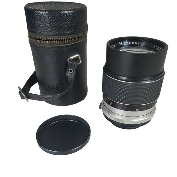 VINTAGE MAREXAR 135mm 2.8 lens m42 PENTAX SCREW MOUNT With Case